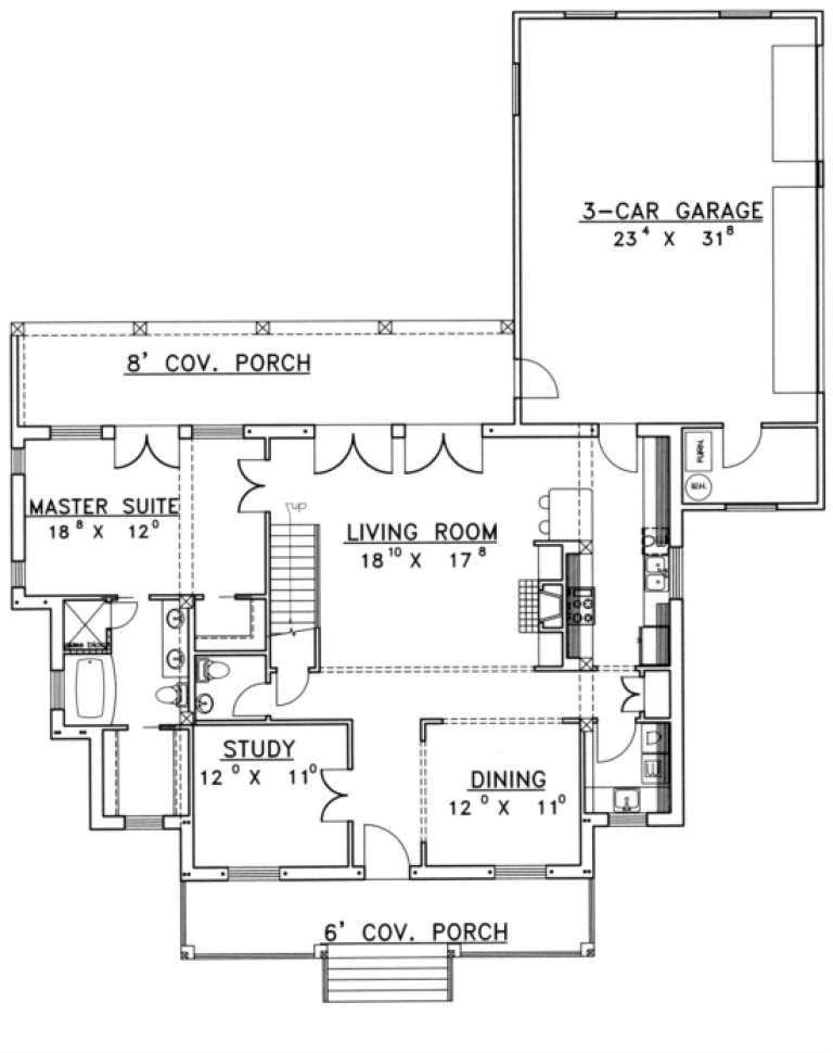 House Plan House Plan #1431 Drawing 1
