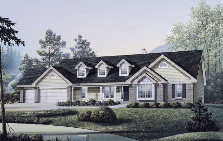 Southern House Plan #5633-00034 Elevation Photo