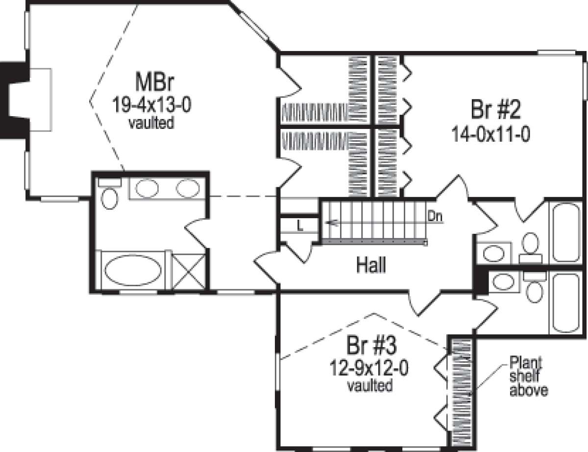 Floorplan 2 for House Plan #5633-00035