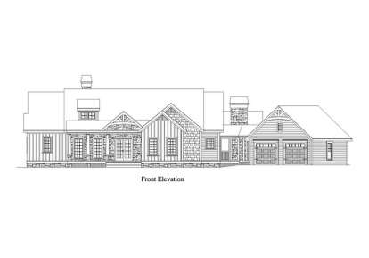Vacation House Plan #5458-00051 Elevation Photo