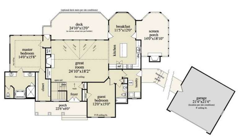 House Plan House Plan #14312 Drawing 2