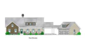 Vacation House Plan #957-00052 Elevation Photo