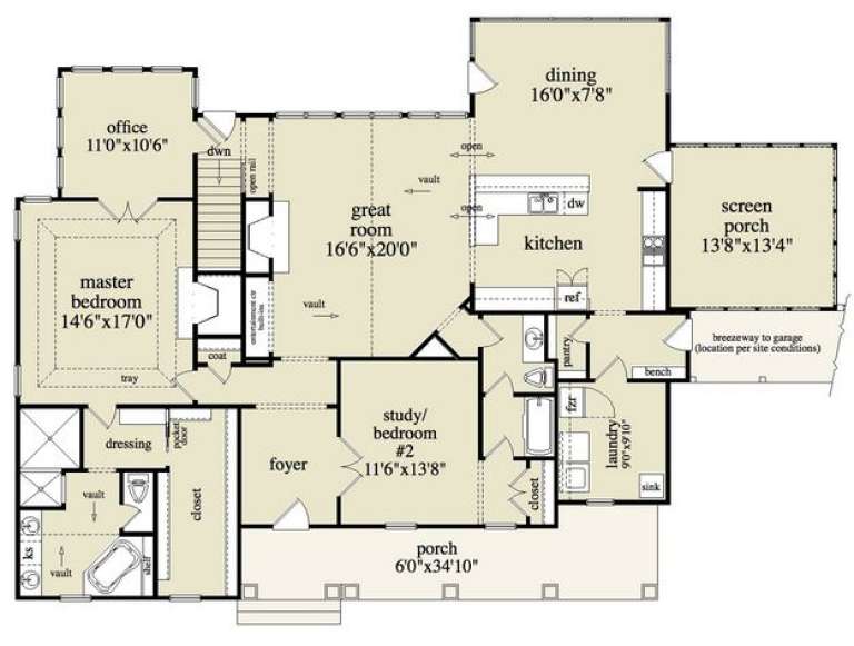 House Plan House Plan #14313 Drawing 2