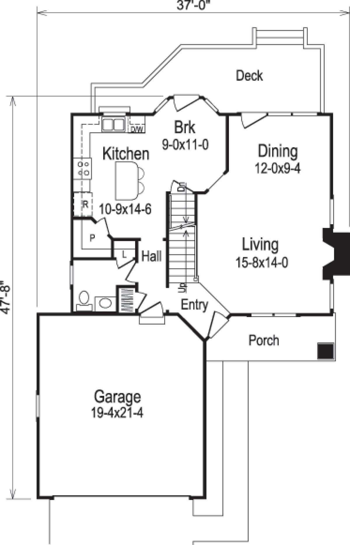 Cabin Plan: 1,492 Square Feet, 3 Bedrooms, 2.5 Bathrooms ...