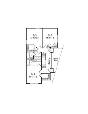 Floorplan 2 for House Plan #5633-00038