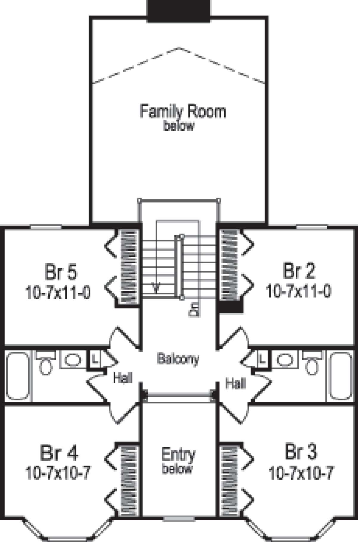 Floorplan 2 for House Plan #5633-00039