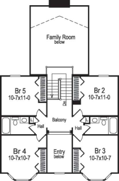 Floorplan 2 for House Plan #5633-00039