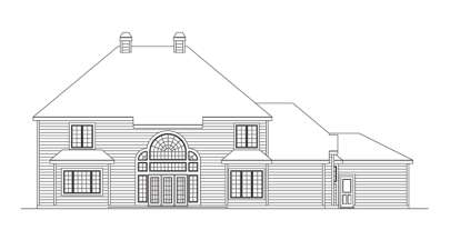 Traditional House Plan #5633-00040 Elevation Photo