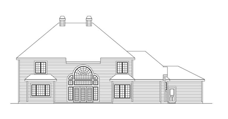 Traditional House Plan #5633-00040 Elevation Photo
