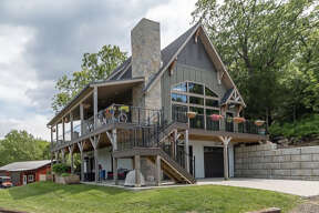 Lake Front House Plan #5738-00002 Build Photo