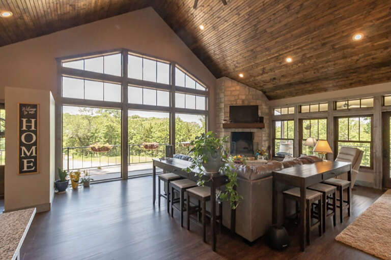 Lake Front House Plan #5738-00002 Build Photo