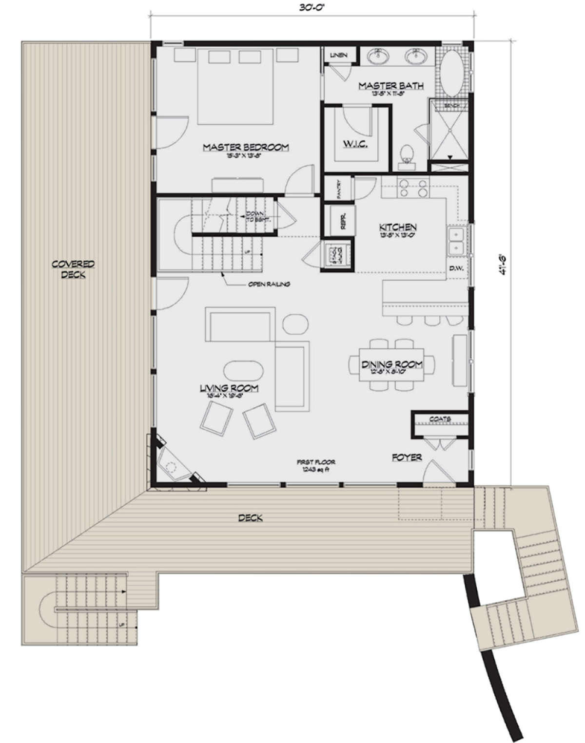 Main Floor for House Plan #5738-00002