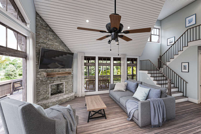 Lake Front House Plan #5738-00002 Additional Photo