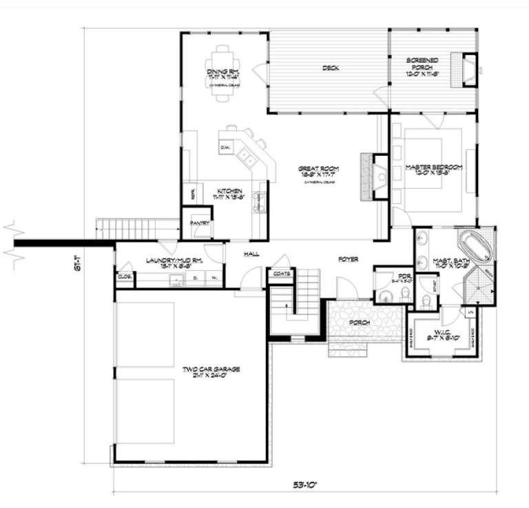 House Plan House Plan #14322 Drawing 2