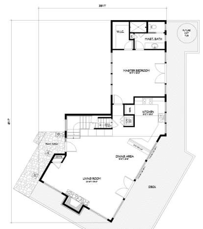 Floorplan 1 for House Plan #5738-00006