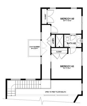 Floorplan 2 for House Plan #5738-00006