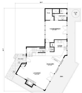 Floorplan 2 for House Plan #5738-00007