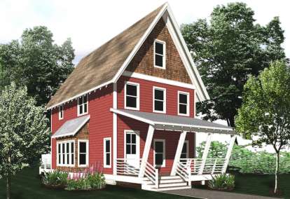 2 Bed, 2 Bath, 1352 Square Foot House Plan - #5738-00008