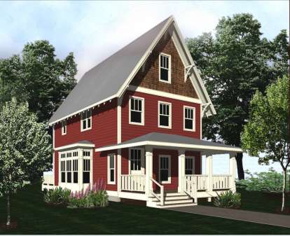 2 Bed, 2 Bath, 1343 Square Foot House Plan - #5738-00009