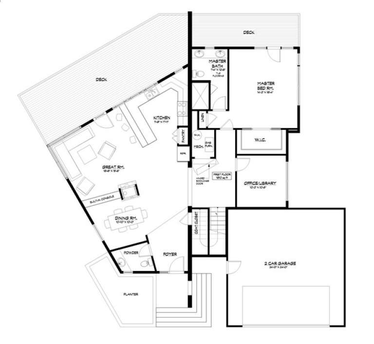 House Plan House Plan #14328 Drawing 1