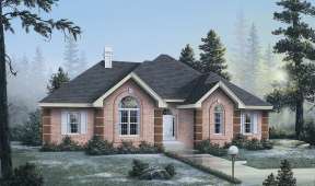 Ranch House Plan #5633-00041 Elevation Photo