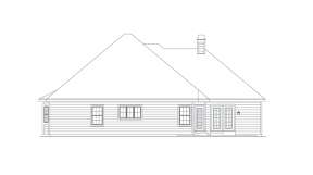 Ranch House Plan #5633-00041 Elevation Photo