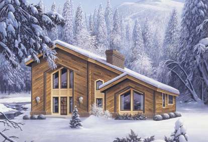 Cottage House Plan #5633-00045 Elevation Photo