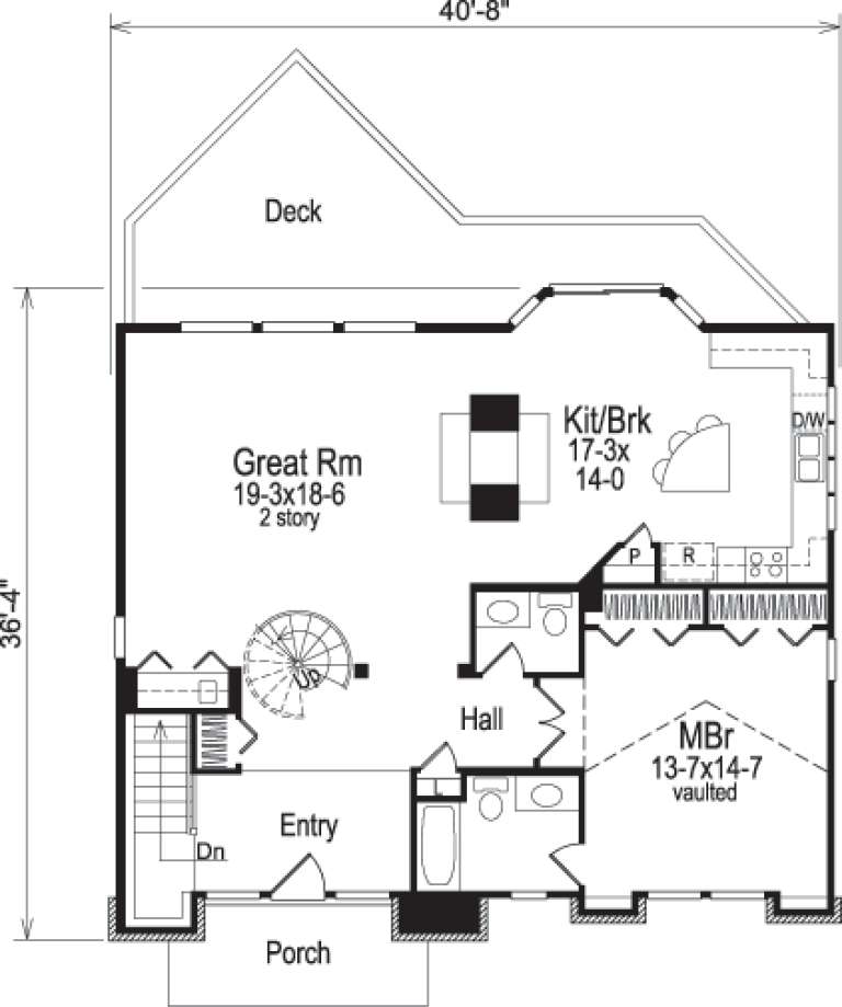 House Plan House Plan #14334 Drawing 1