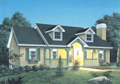 Ranch House Plan #5633-00047 Elevation Photo