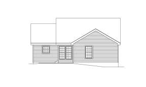Ranch House Plan #5633-00048 Elevation Photo