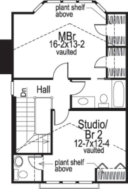 Floorplan 2 for House Plan #5633-00049