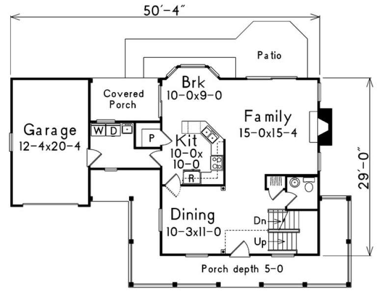 House Plan House Plan #14339 Drawing 1