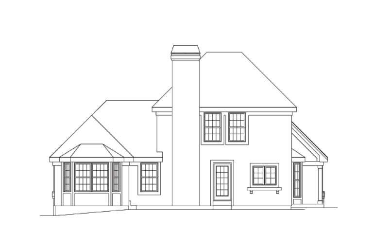 Traditional House Plan #5633-00052 Elevation Photo