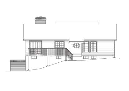 Ranch House Plan #5633-00054 Elevation Photo