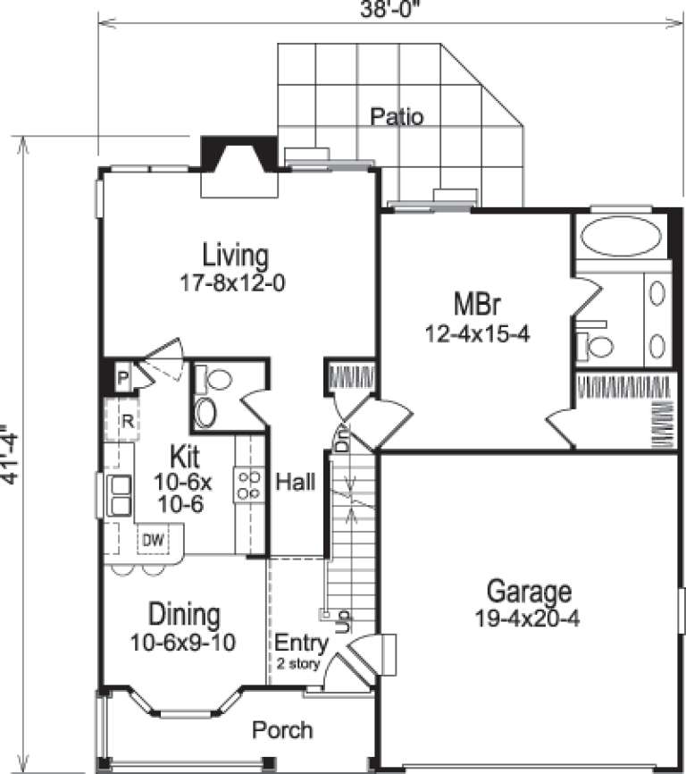 House Plan House Plan #14344 Drawing 1