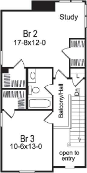 Floorplan 2 for House Plan #5633-00055