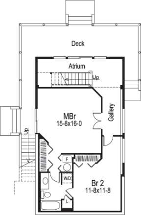 Floorplan 1 for House Plan #5633-00056