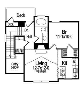Floorplan 2 for House Plan #5633-00057