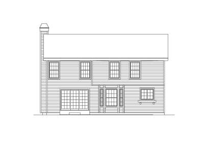 Traditional House Plan #5633-00058 Elevation Photo