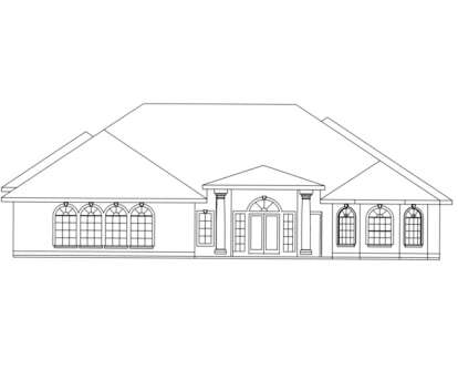 Contemporary House Plan #039-00172 Elevation Photo