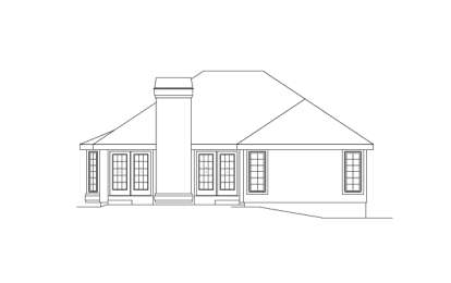 Contemporary House Plan #5633-00061 Elevation Photo