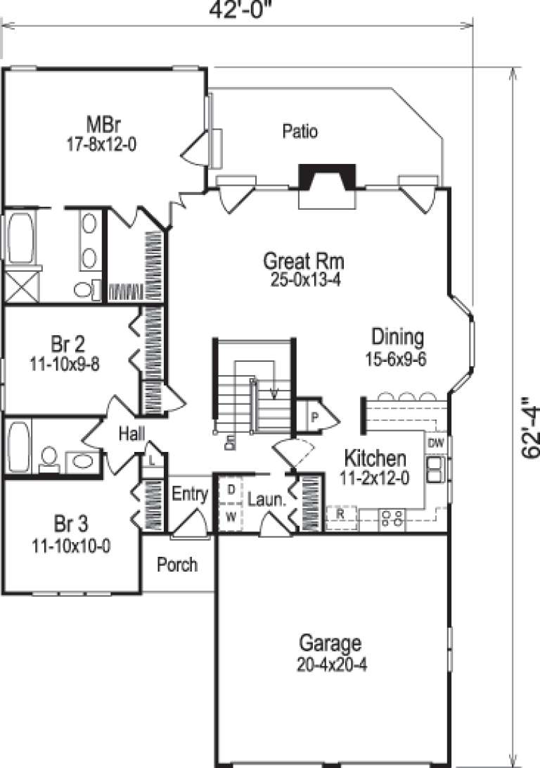 House Plan House Plan #14350 Drawing 1