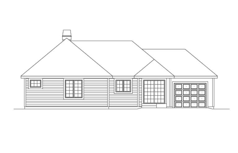 Southern House Plan #5633-00062 Elevation Photo