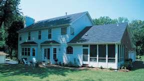 Early American House Plan #5633-00064 Elevation Photo