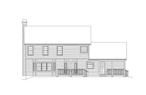 Early American House Plan #5633-00064 Elevation Photo