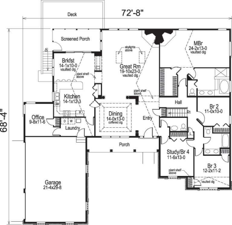 House Plan House Plan #14354 Drawing 1
