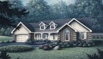 Traditional House Plan #5633-00066 Elevation Photo