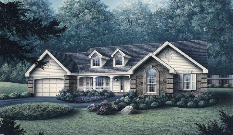 Traditional House Plan #5633-00066 Elevation Photo