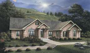 Ranch House Plan #5633-00067 Elevation Photo