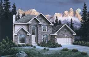 Traditional House Plan #5633-00068 Elevation Photo
